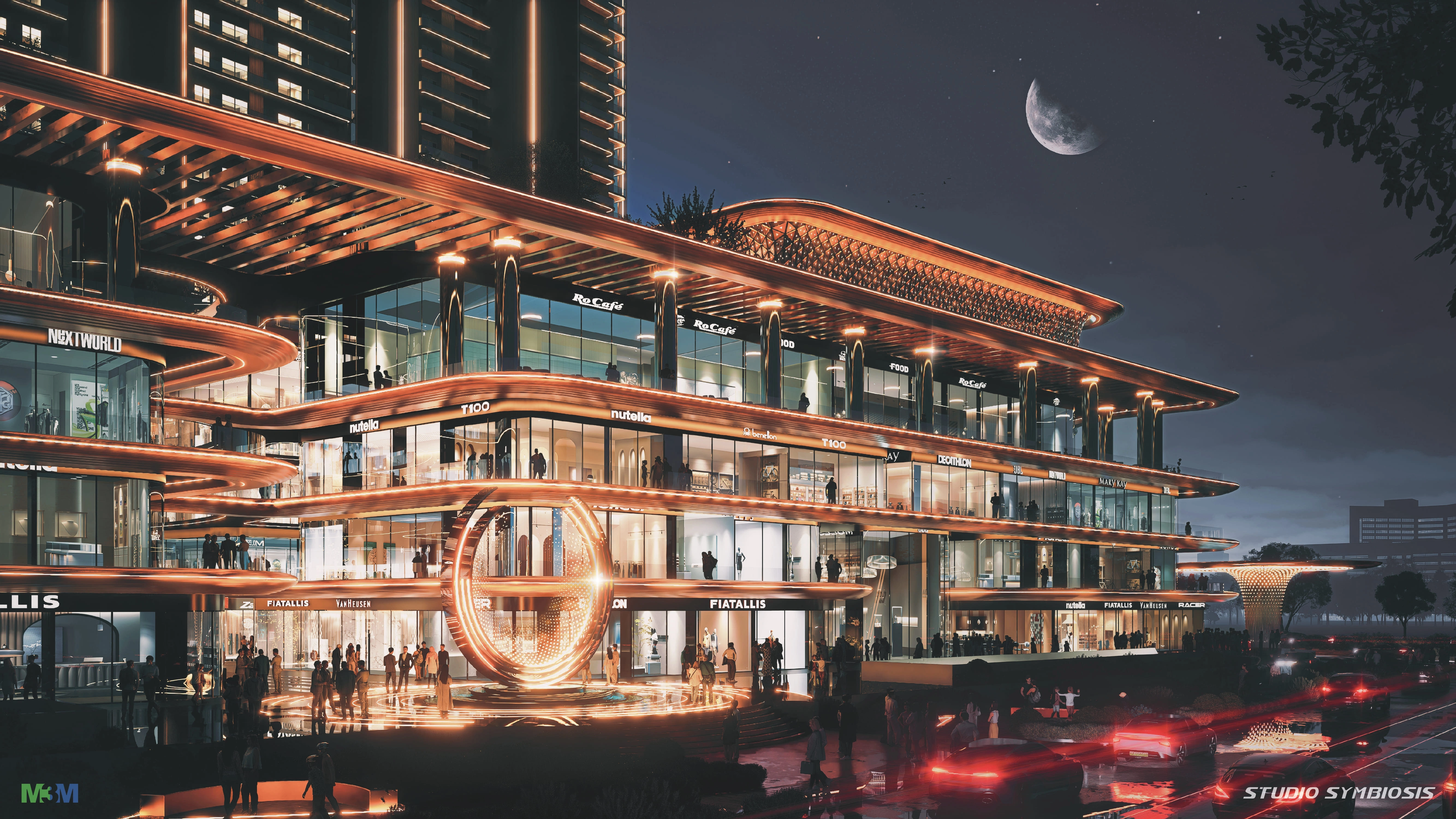 Grand lobby and lifestyle spaces